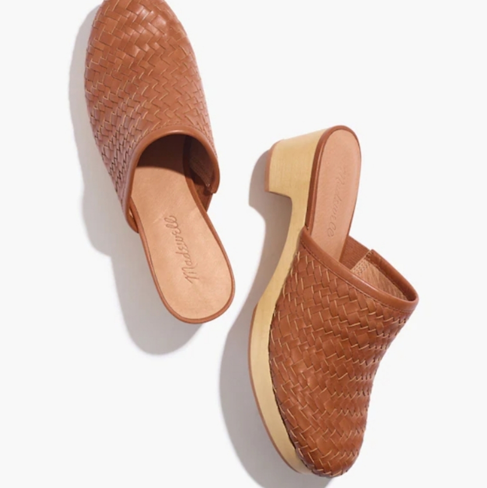 The Jordyn Clog in Woven Leather